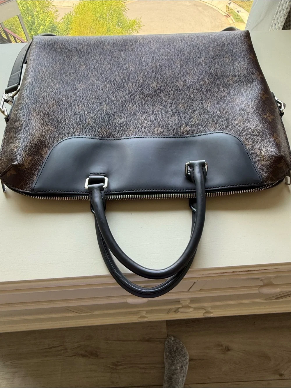 Louis Vuitton Monogram Canvas Travel Tote - Brown